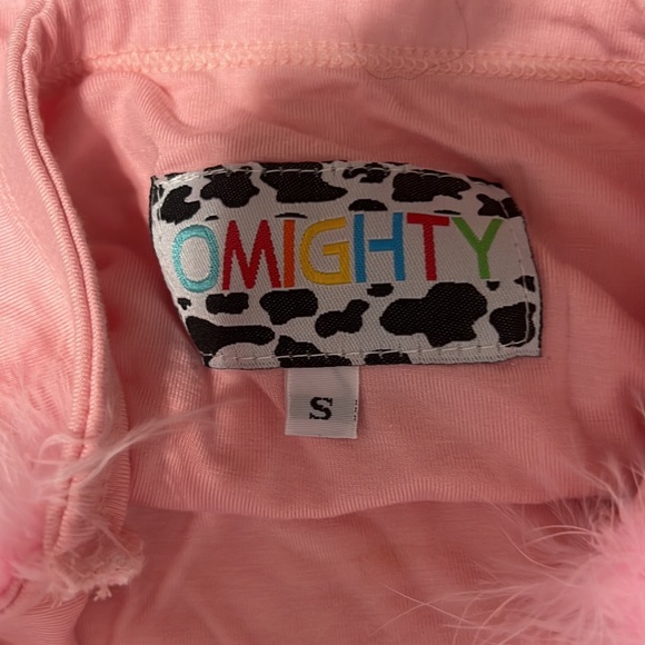 Pink omighty crop tube top - Picture 3 of 3